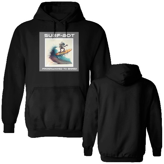ToonBot Surfer Double Sided Hoodies