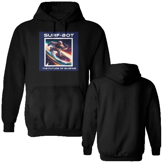 Robot Silver Surfer Double Sided Hoodies