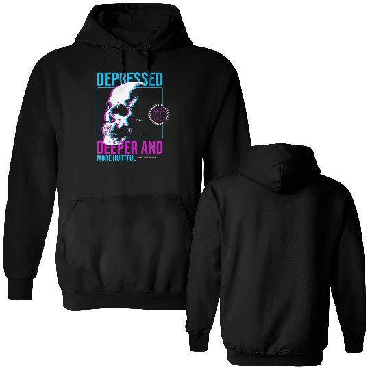 Depressed Streetwear Double Sided Hoodies