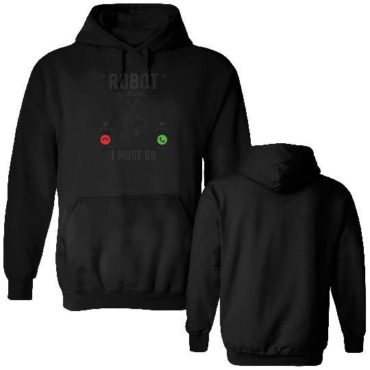 Robot Robotics Engineer Phone Double Sided Hoodies