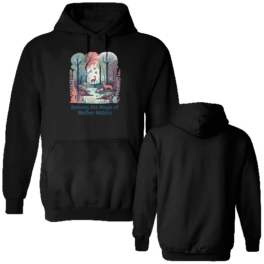 Get Your Fill of Nature with Our Classic Designs Double Sided Hoodies