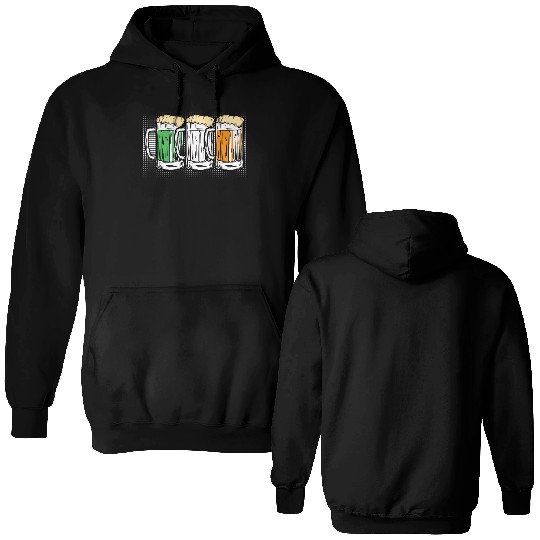 Irish beer Ireland St. Patrick's Day Double Sided Hoodies
