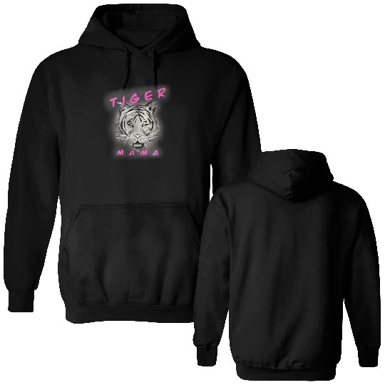Tiger Mama (pink) Double Sided Hoodies
