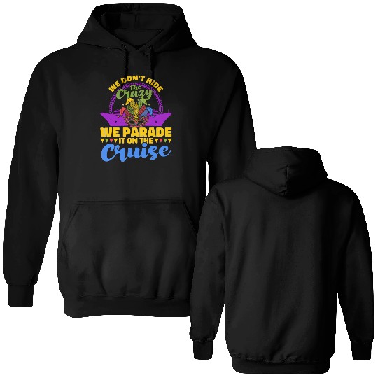 Mardi Gras Street Festival Mardi Gras Costume Mard Double Sided Hoodies