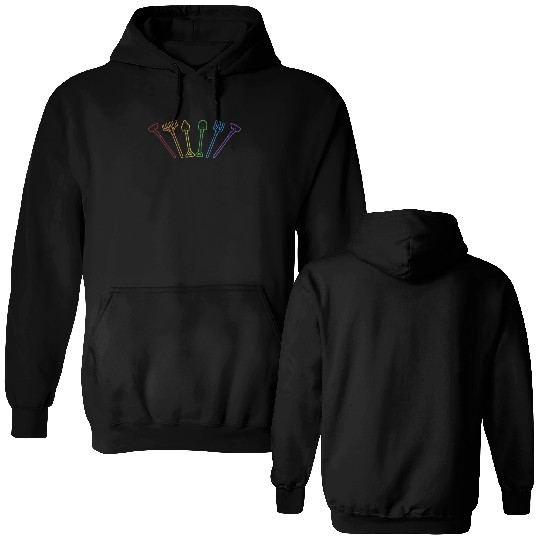 Farmer LGBT Rainbow Agribusiness Agriculture Double Sided Hoodies