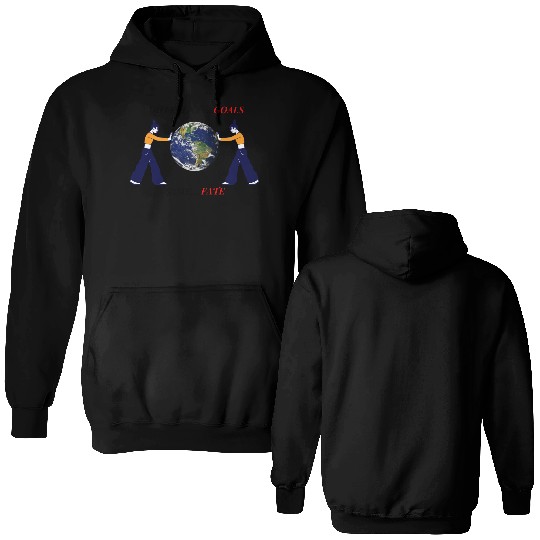 HUMANS SAME FATE Double Sided Hoodies