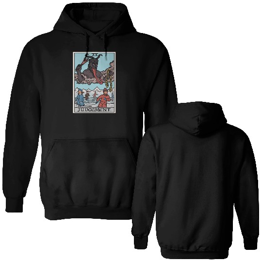 Judgement by Krampus Double Sided Hoodies
