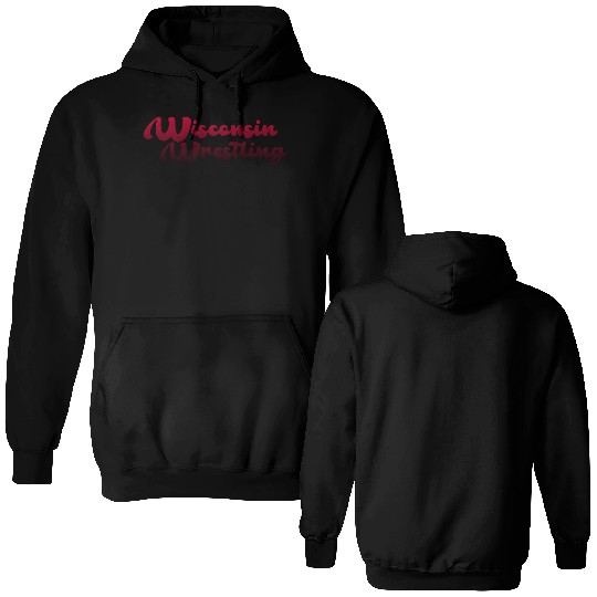 Wisconsin Wrestling Double Sided Hoodies