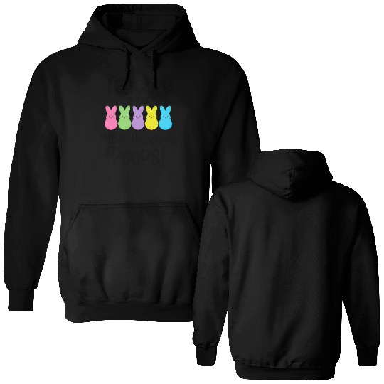 Teacher Of The Most Awesome Peeps Teacher Easter Double Sided Hoodies