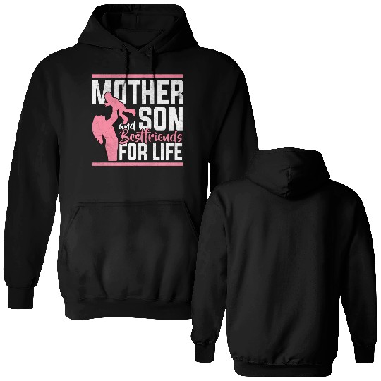 Mother And Son Double Sided Hoodies