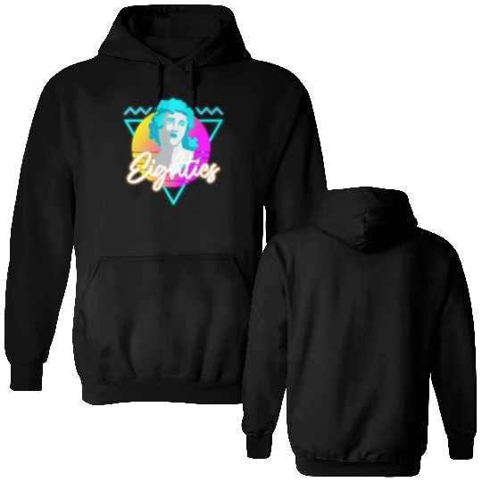 Retro Disco Nostalgia Neon Double Sided Hoodies