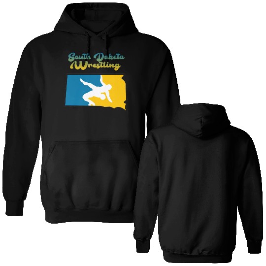 South Dakota Wrestling Double Sided Hoodies