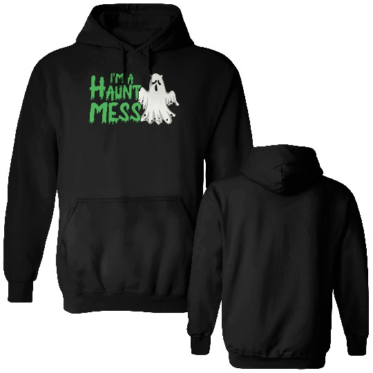 Halloween Paranormal Ghost Hunters Horror Fans Double Sided Hoodies