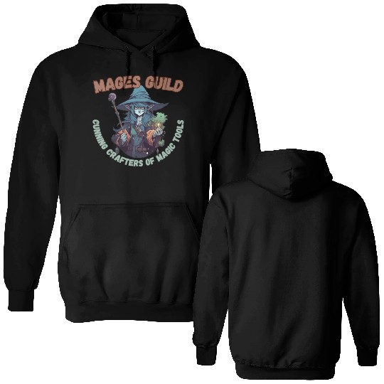 Mages Guild, Magic Tools Double Sided Hoodies