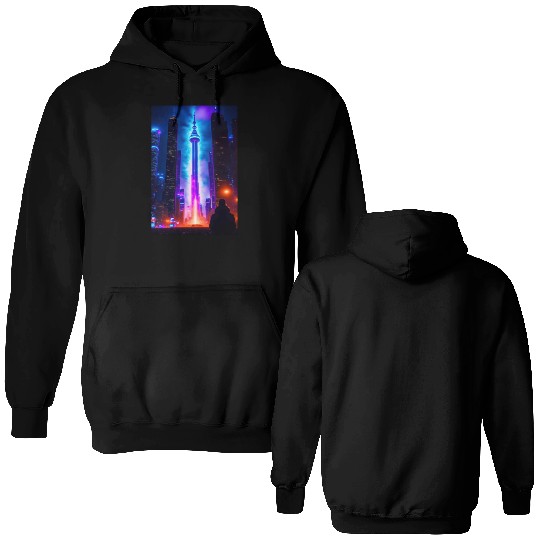 The Moving Tower Double Sided Hoodies
