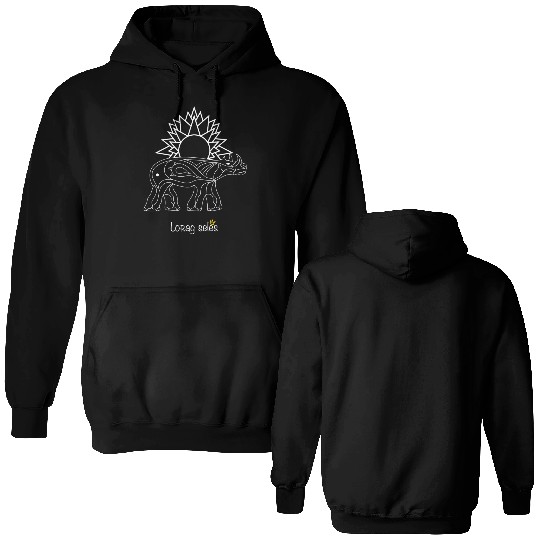 Interstellar rhinoceros Double Sided Hoodies