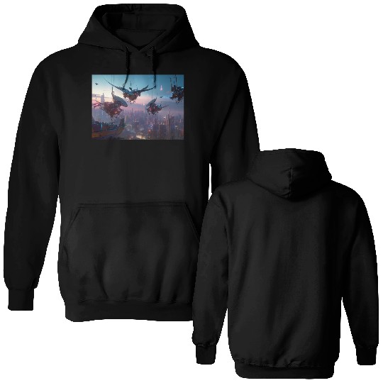 The Future is in Flight Double Sided Hoodies