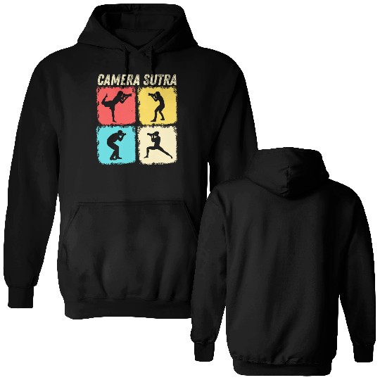Camera Sutra Funny Photography Camera Lover Double Sided Hoodies