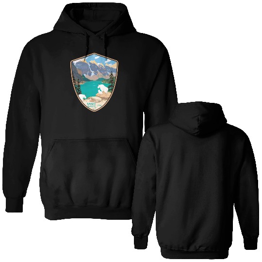 Banff national park Double Sided Hoodies