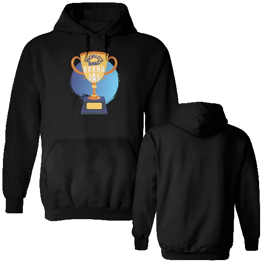 World s Best Grandad Trophy Double Sided Hoodies