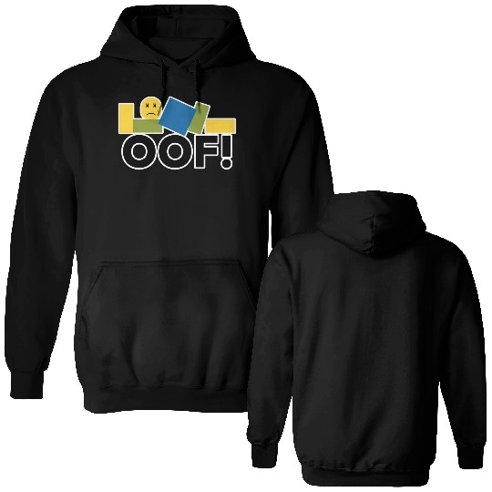 Jenr8D Oof Grey Small Double Sided Hoodies