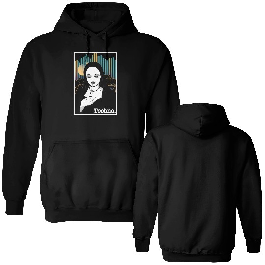 Smoking Techno Nun Religion Electro Bass Music Double Sided Hoodies