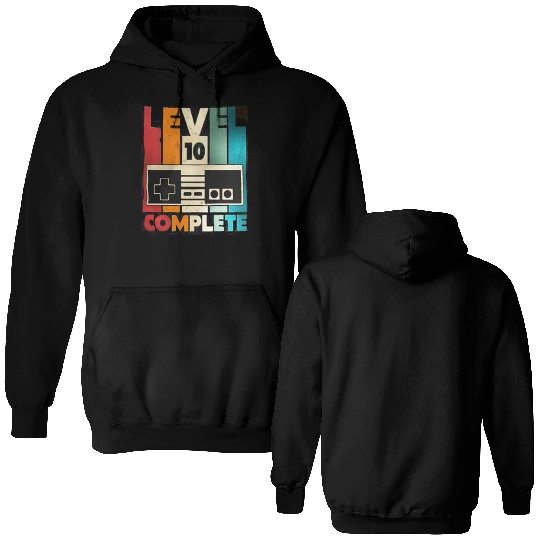 10th Anniversary Gift Double Sided Hoodies