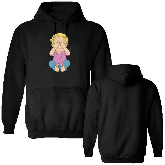 Peek-a-Boo Kid Double Sided Hoodies