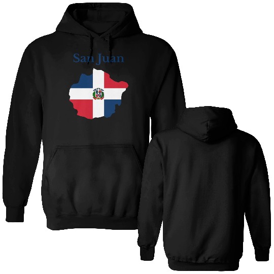 San Juan Province Dominican Republic Double Sided Hoodies