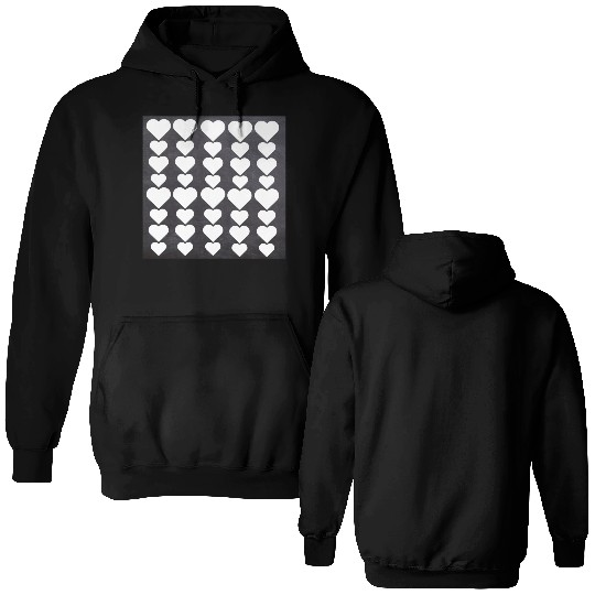 A heart shap Double Sided Hoodies