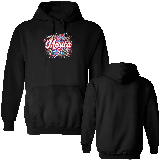 Merica Double Sided Hoodies