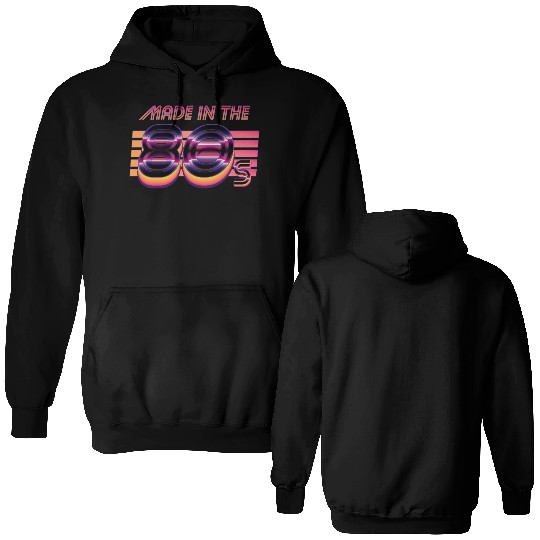 Retrowave Made In The 80s Double Sided Hoodies