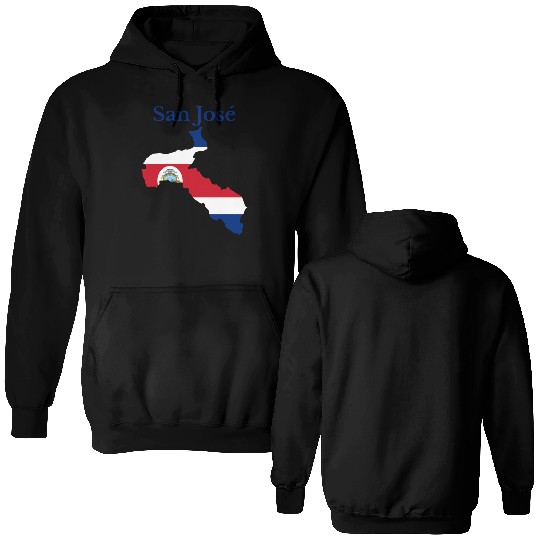 San Jose Province Costa Rica Double Sided Hoodies