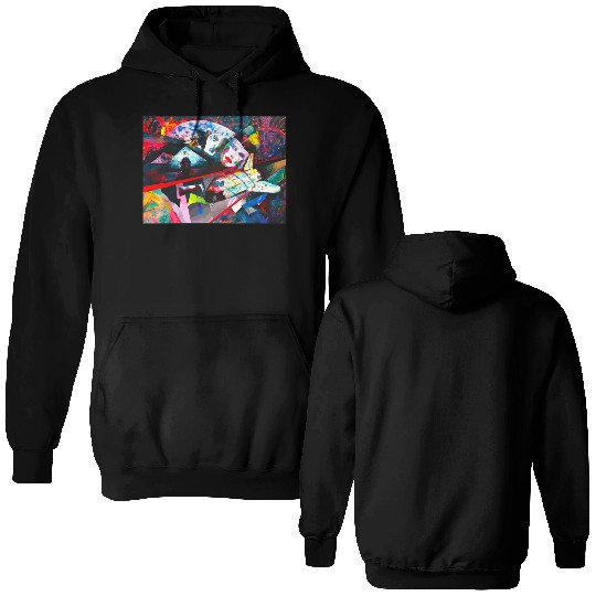 Moonshot Surreal Space Fantasy Double Sided Hoodies