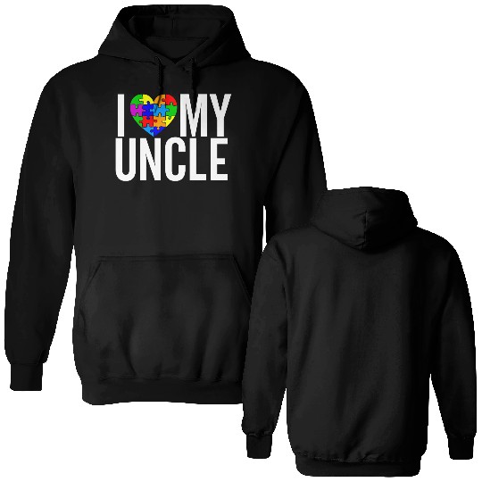 I Love my Uncle Double Sided Hoodies