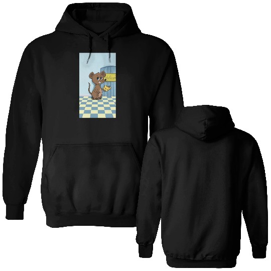Cheesy Heart Mouse Double Sided Hoodies