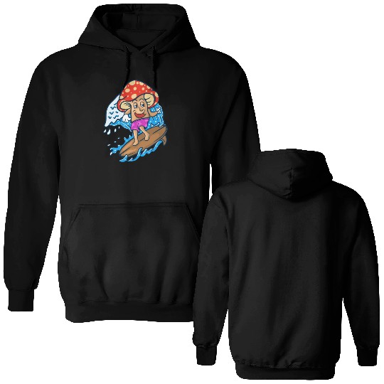 MUSHROOM SURF Double Sided Hoodies