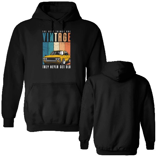Classic Car Classic Old School Classic Double Sided Hoodies