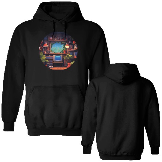 Pixelated Nostalgia: Embrace Retro Gaming Fun Double Sided Hoodies