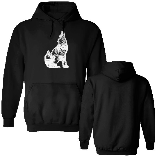 Fox Mountains Double Sided Hoodies