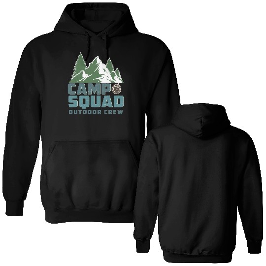 CAMP SQUAD OUTDOOR CREW Double Sided Hoodies