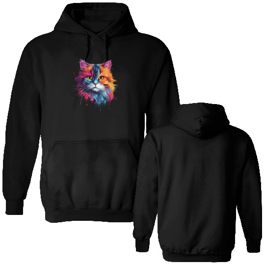 Persian Cat Living Atmosphere Double Sided Hoodies