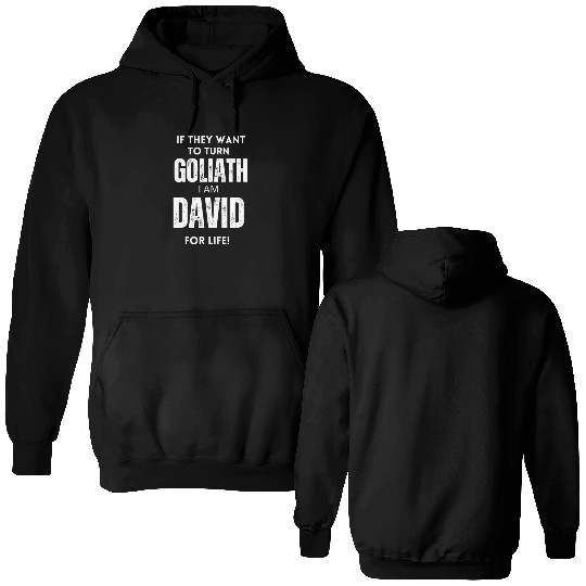 David For Life Faith Over Fear Stories Double Sided Hoodies