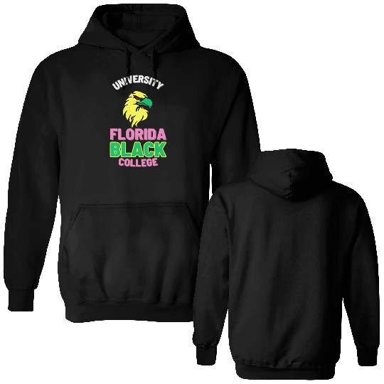 University Florida Black College (Night Eagles Ed) Double Sided Hoodies