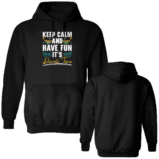 Happy Diwali Diwali Festival Indian Hindu Hinduism Double Sided Hoodies
