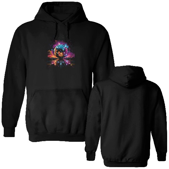 Disco Ball Party Double Sided Hoodies