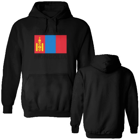 Invading Mongolia Double Sided Hoodies