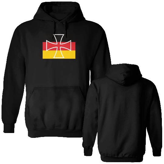 Iron Cross Eisernes Kreuz Germany Double Sided Hoodies