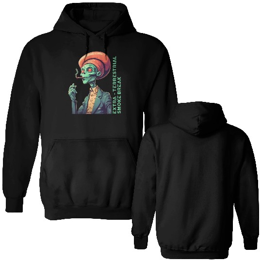 Alien Relax for Break Double Sided Hoodies