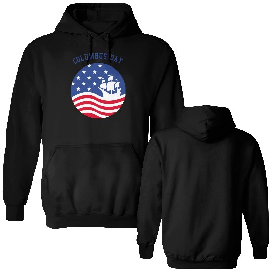 COLUMBUS DAY Double Sided Hoodies